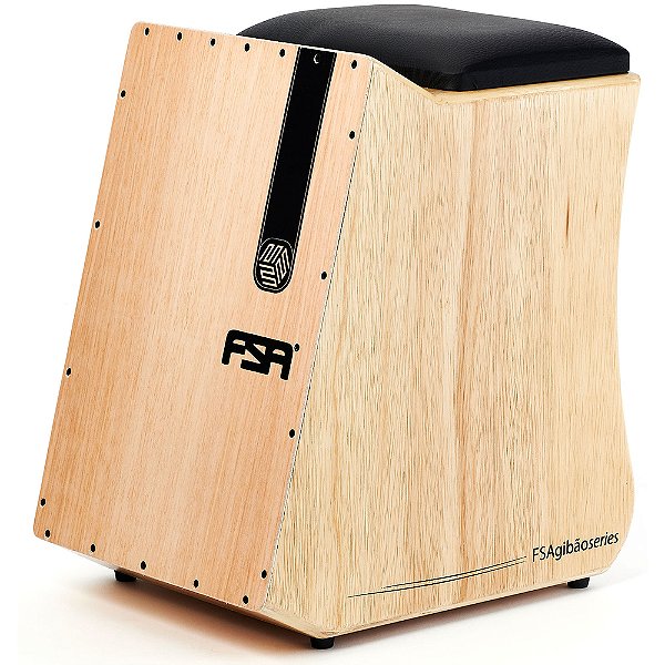 Cajon FSA Gibão FGB6500 Natural Eletroacústico