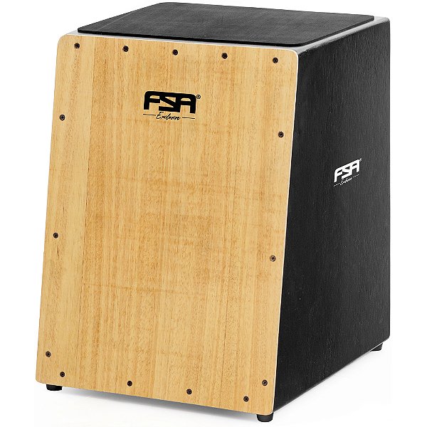 Cajon FSA Exclusive - Natural - Eletroacústico