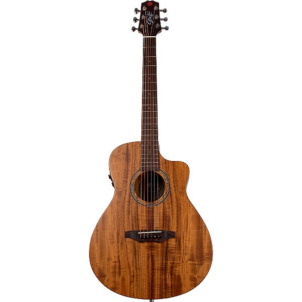 Violão Seizi Supreme Zen Cutaway Mirai Plus Koa c/ Efeitos e Bag - Tampo Sólido