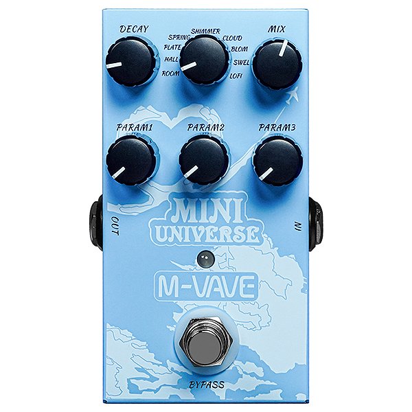 Pedal M-Vave Mini Universe Reverb