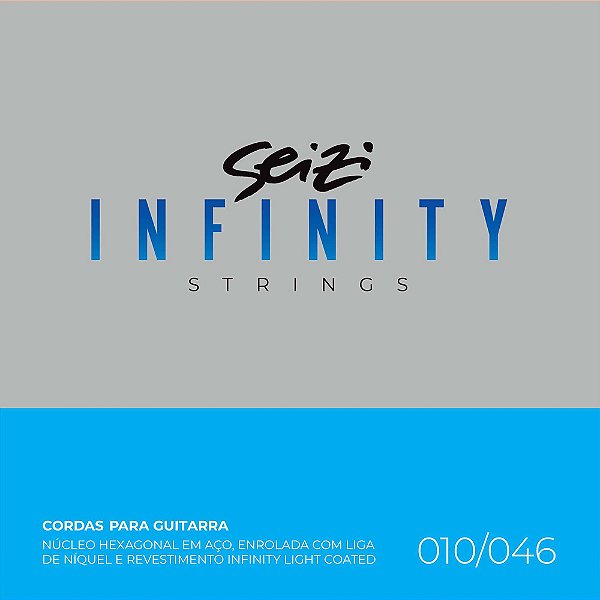 Encordoamento Guitarra Seizi Infinity 010-046 Coated