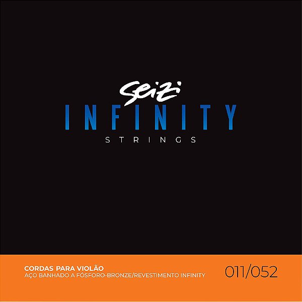 Encordoamento Violão Seizi Infinity 011-052 Phosphor Bronze Coated