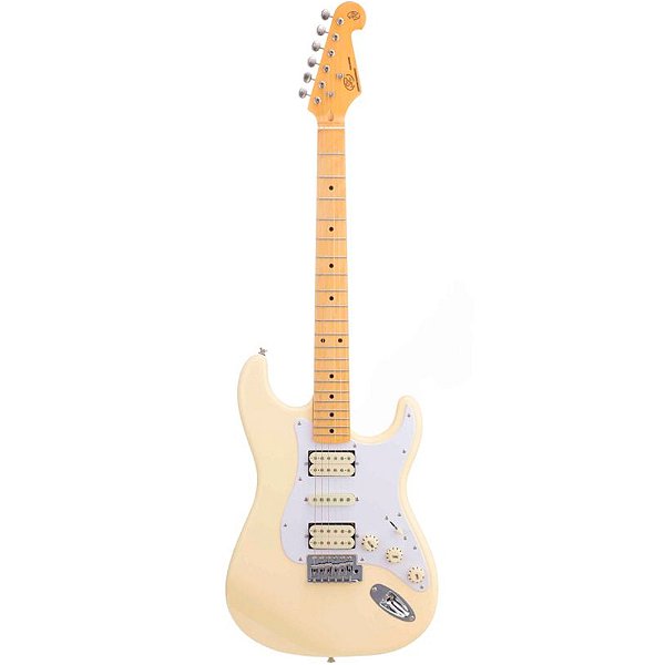 Guitarra SX SST57+ HSH Vintage White Maple c/ Bag