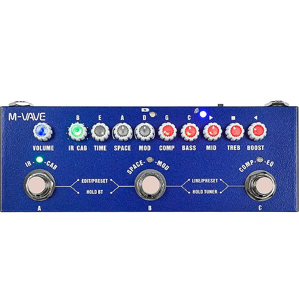 Pedaleira M-Vave Cube Baby Bass - Multi-efeitos para Baixo