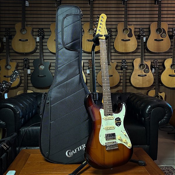 Guitarra Crafter Modern Seoul II S VVS RS TS Sunburst c/ Bag