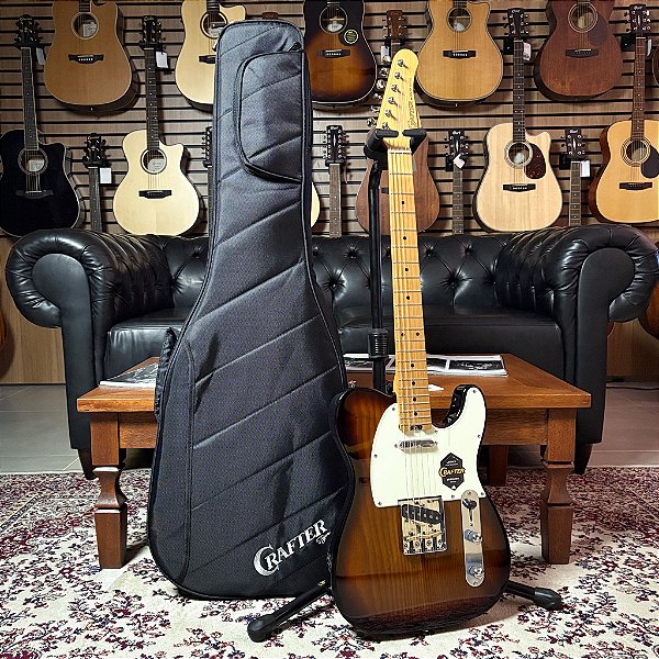 Guitarra Crafter Modern Seoul II 50's T MP VVS Sunburst c/ Bag