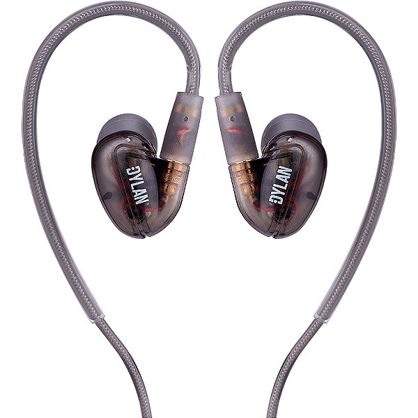 Fone de Ouvido in Ear Dylan DE-225 Preto - 2 drivers