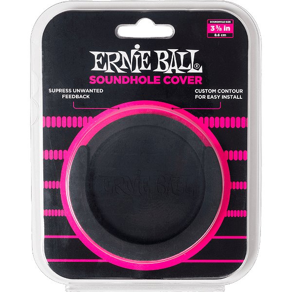 Anti Feedback Ernie Ball 9630 Soundhole Cover - Redutor de Microfonia - 8,6cm