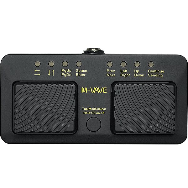 Pedal M-Vave Cube Turner Pro - Passador de Página Sem Fio - Bluetooth - VAVE368