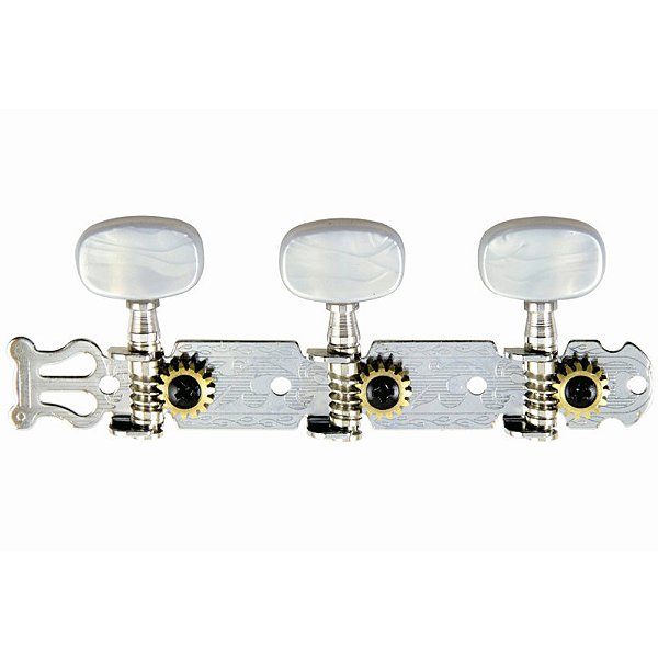 Tarraxa Violão Nylon 3+3 Pino Grosso Cromada Strinberg CM31CR - 10564