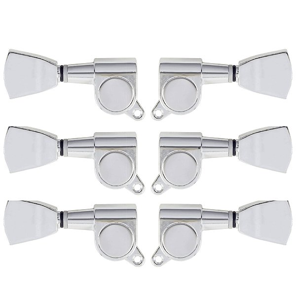 Tarraxa Blindada 3+3 para Guitarra Strinberg GM24CR Cromada - 3L+3R