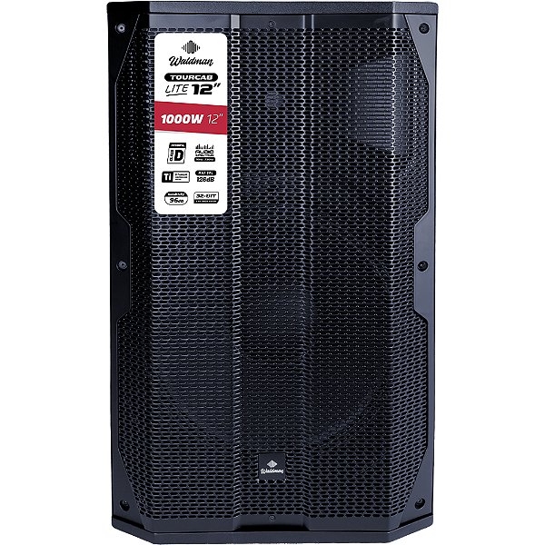 Caixa Ativa Waldman Tourcab Lite 1000 DSP 12" 1000W bivolt - usb fm bluetooth