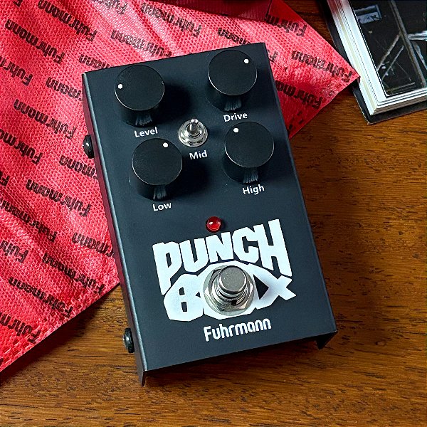 Pedal Fuhrmann Punch Box Black - Overdrive / Distortion - PB02B - SEMINOVO