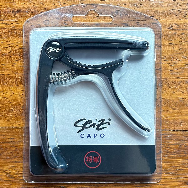 Capotraste Seizi Preto - para Violão e Guitarra