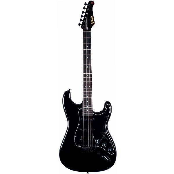 Guitarra Seizi Fun Vintage Budokan All Black PH c/ bag