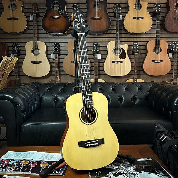 Violão Giannini Performance GTG-36S EQ Natural Satin - Aço - Baby - Travel - Eletroacústico - SEMINOVO