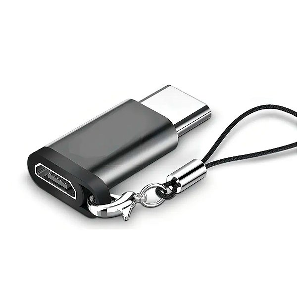 Adaptador USB V8 Fêmea / USB C Macho - Custom Sound CS906