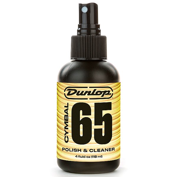 Limpador para Pratos de Bateria Dunlop 6434 F65 Cymbal Polish & Cleaner 118ml