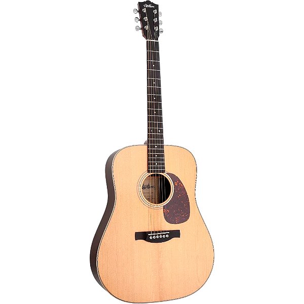Violão Hertom Dreadnought DLX Natural Solid Spruce / Ovangkol B/S - Fishman Matrix Infinity - c/ Case