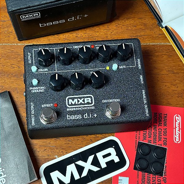 Pedal MXR M80 Bass DI+ - preamp direct Box p/ baixo - SEMINOVO