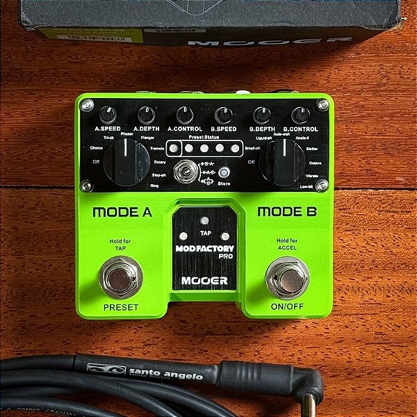 Pedal Mooer Mod Factory PRO - Chorus Flanger Tremolo Rotary Vibrato - SEMINOVO