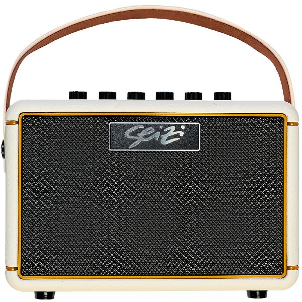 Amplificador Seizi Smart Amp White - Combo para Guitarra 10W 1x4" c/ efeitos