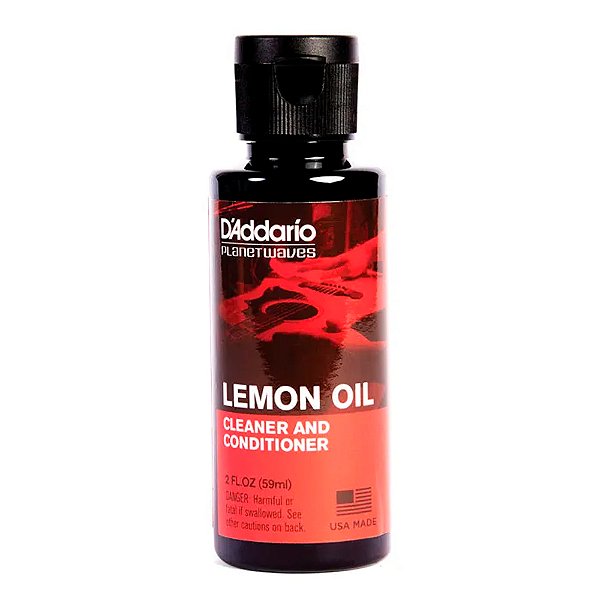 Óleo de Limão D'Addario PW-LMN Lemon Oil - Cleaner and Conditioner - 59ml