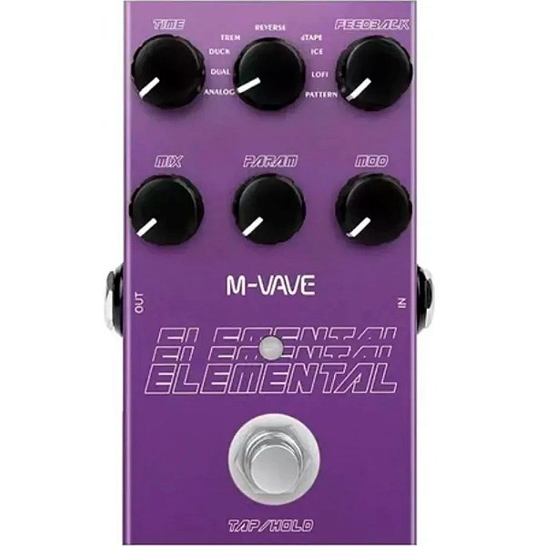 Pedal M-Vave Elemental Delay - SEMINOVO