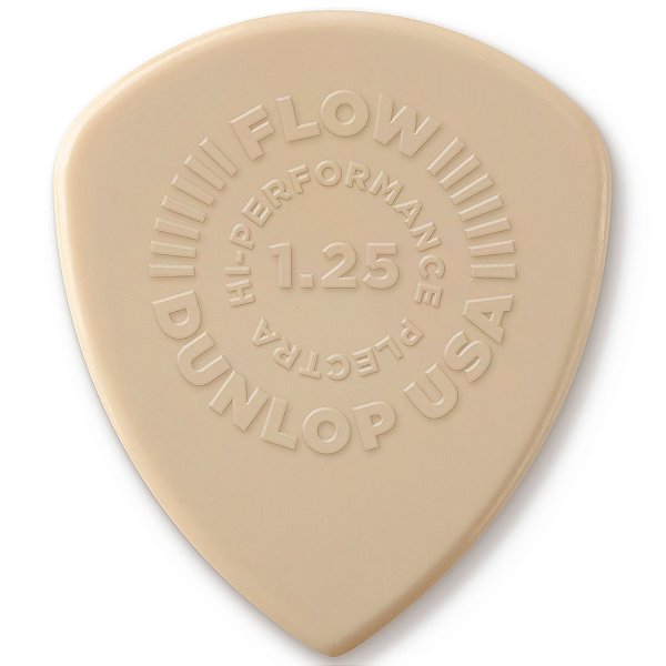 Palheta Dunlop 541P125 Flow Nylon 1.25mm - 12 unidades
