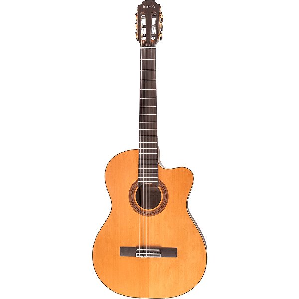 Violão Benson EXC900CE N Nylon Cutaway Cedro Sólido Natural Eletroacústico - c/ bag