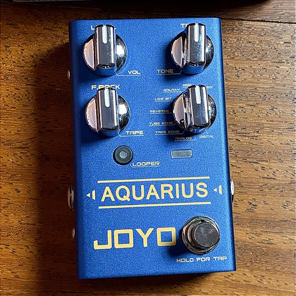 Pedal Joyo Aquarius Delay e Looper - Revolution Series - SEMINOVO