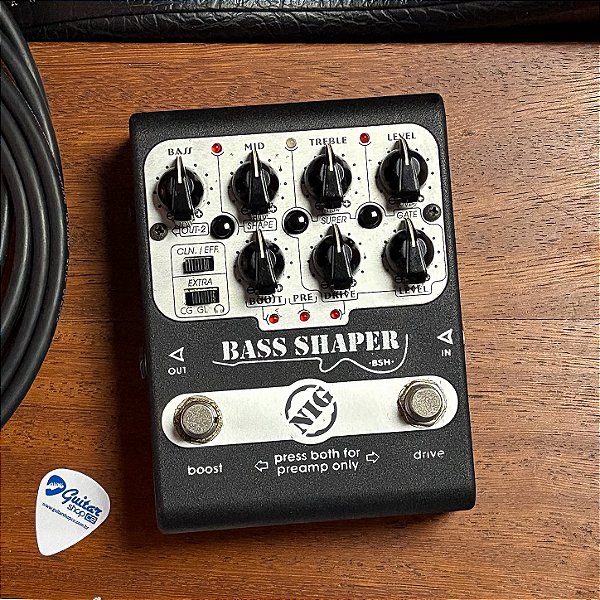 Pedal NIG BSH Bass Shaper - Preamp, drive, boost p/ baixo - SEMINOVO