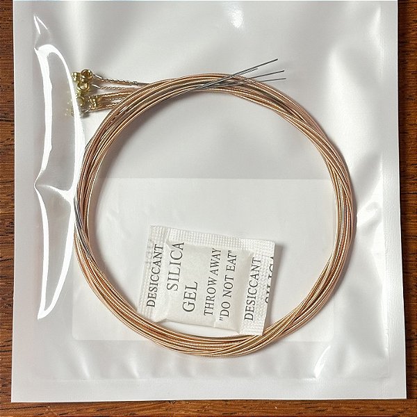 Encordoamento Violão Elixir 011-052 Custom Light Phosphor Bronze Nanoweb - Bulk - SEM EMBALAGEM
