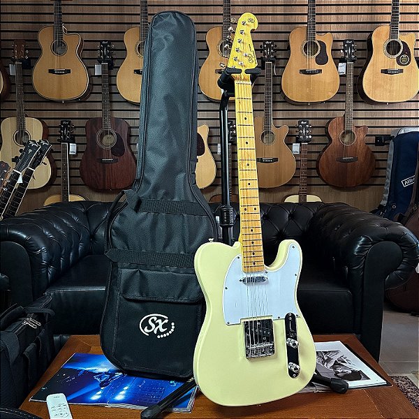 Guitarra SX STL50 Vintage White Maple c/ Bag - TL