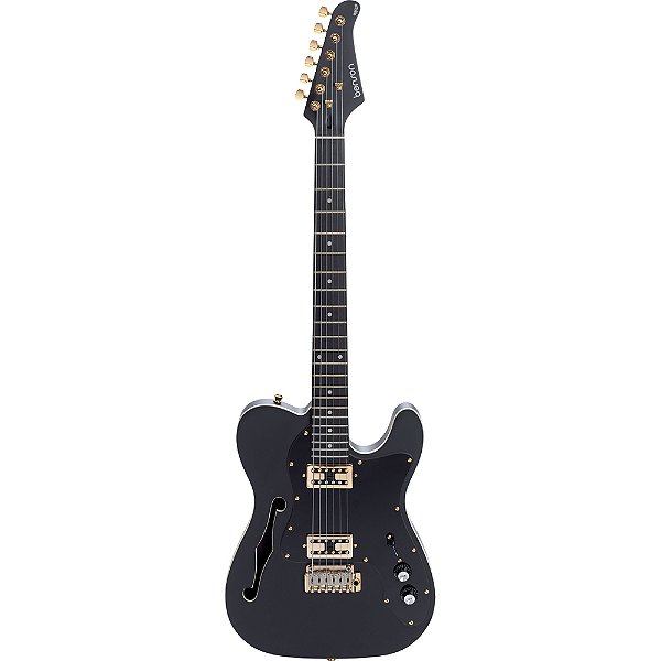 Guitarra Benson Brave One Tele Thinline HH Satin Black com Bag - Valdinete de Souza
