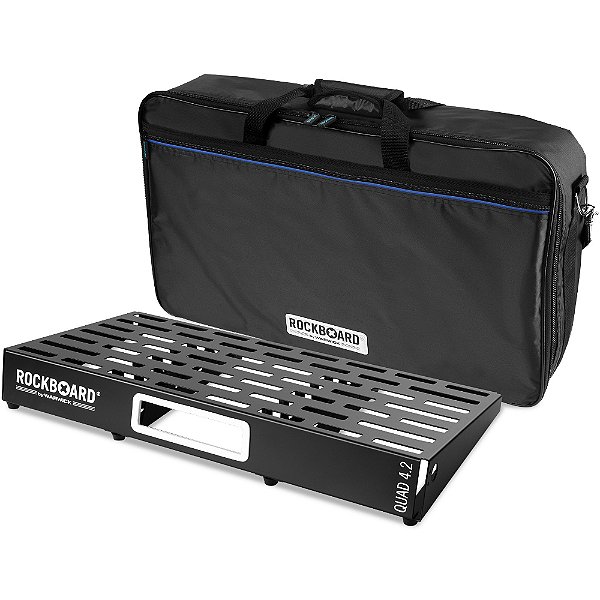 Pedalboard Rockboard QUAD 4.2 61 x 33 cm com Bag - RBO B 4.2 QUAD B