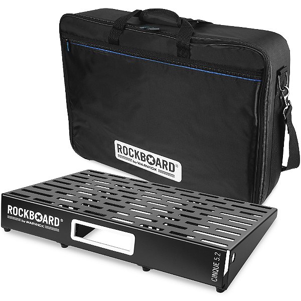 Pedalboard Rockboard CINQUE 5.2 61 x 42 cm com Bag - RBO B 5.2 CINQUE B