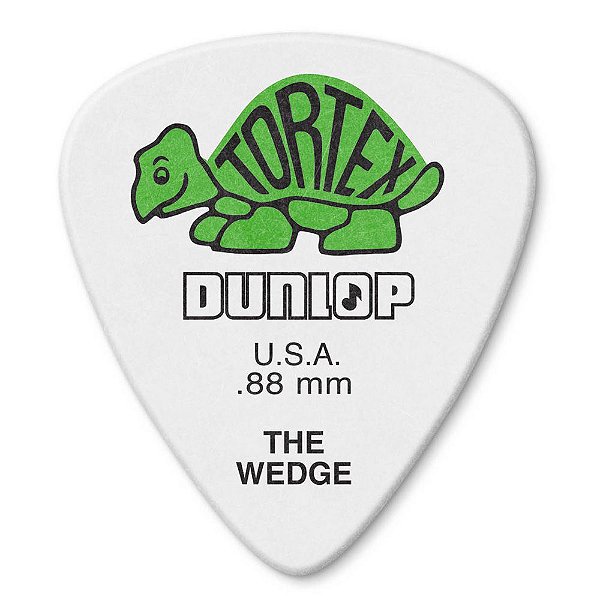 Palheta Dunlop 424-088 Tortex Wedge 0.88mm - unidade