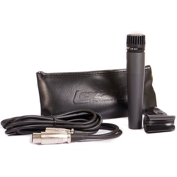 Microfone Dinâmico Cardioide Lexsen LM-S57 - com cabo 3m