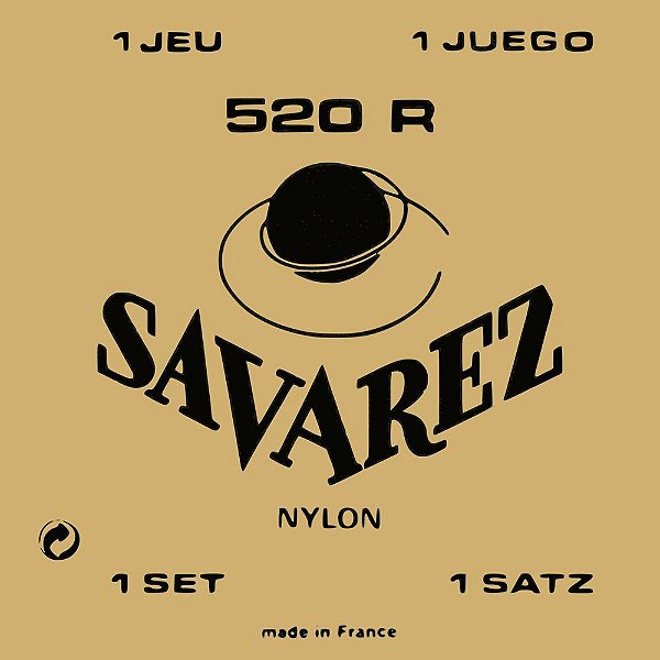 Encordoamento Violão Nylon Savarez 520R Traditional Tensão Pesada