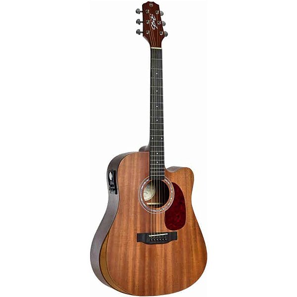 Violão Seizi NEO Tokyo Folk Cutaway Mahogany Satin Com Bag