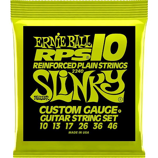 Encordoamento Guitarra Ernie Ball 2240 010-046 RPS Regular Slinky