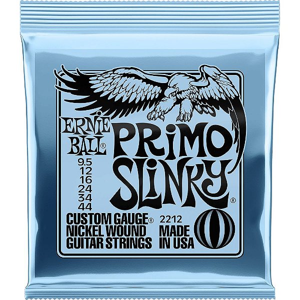 Encordoamento Guitarra Ernie Ball 2212 009.5-044 Primo Slinky