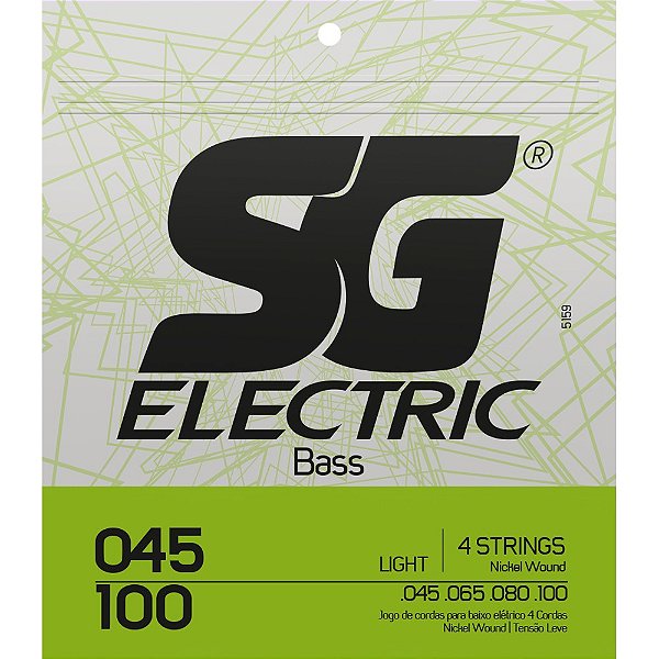 Encordoamento Baixo 4 Cordas SG 045-100 Light - 5159