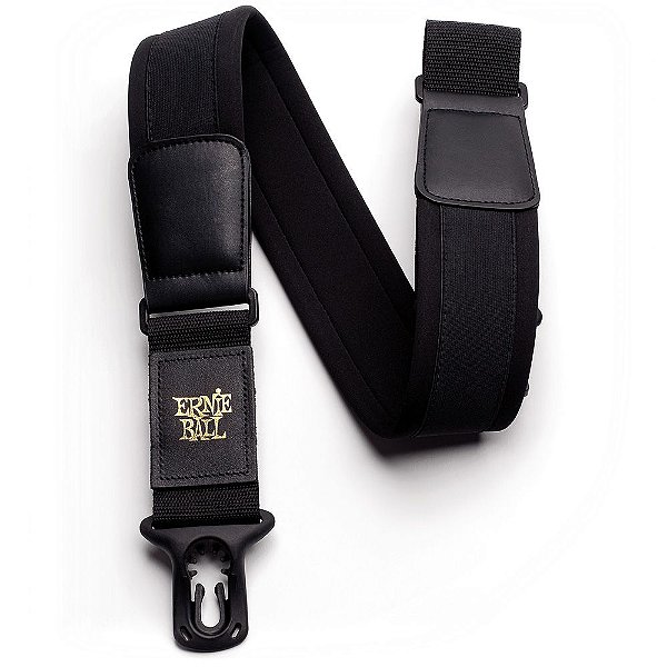 Correia Ernie Ball 4145 Polylock Regular 2" Neoprene Comfort Strap Preta