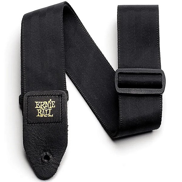 Correia Ernie Ball 4139 Seatbelt Webbing 2" Black - Preta
