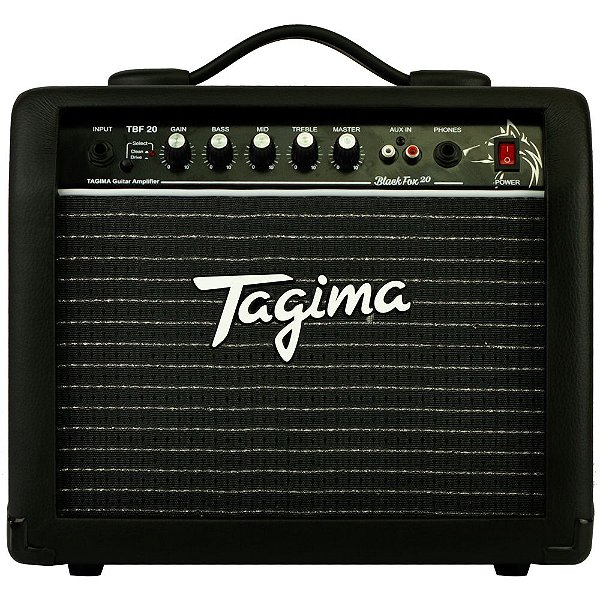 Amplificador Tagima Black Fox 20 Combo para Guitarra 2ch 1x6,5" 20w - TBF 20 - BK