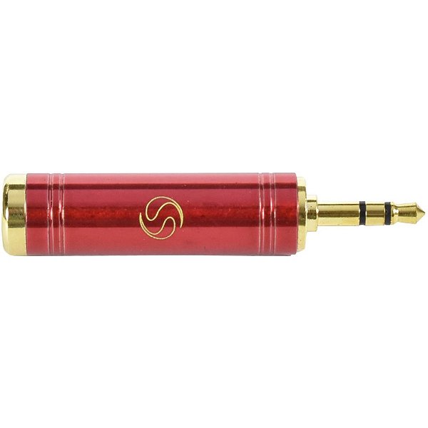 Adaptador P10 / P2 Santo Angelo Stereo Vermelho