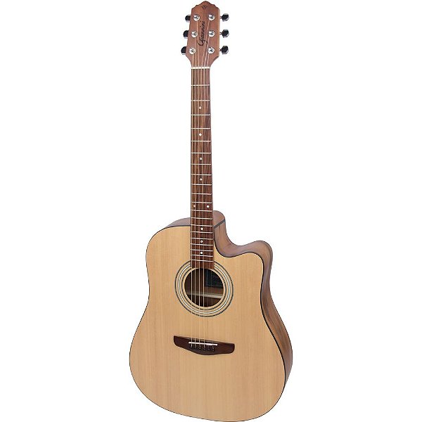 Violão Giannini FK2 GOAL CEQ NS Folk Cutaway Eletroacústico Tampo Sólido