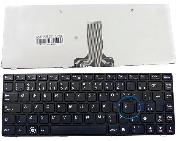 Teclado compatível com Lenovo G480 G485 Z480 25202149 25206584 T2g8-b
